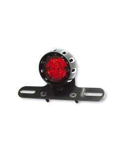 HIGHSIDER smart Miles Led Tail Light, Black Housing, Red Glass
