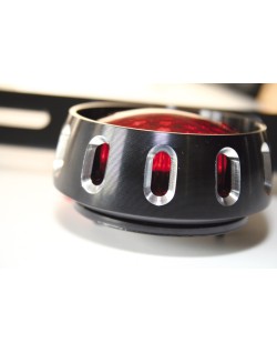 HIGHSIDER smart Miles Led Tail Light, Black Housing, Red Glass