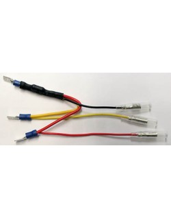 HIGHSIDER smart Resistor with adapter cable for LED rear lights, 6.3 mm flat plug