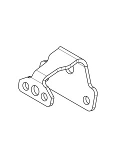 HIGHSIDER pro License plate light holder-S