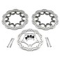Kit disque de frein Oversize NG BRAKES rond flottant - T-Max 530/560 Radial
