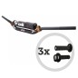 Kit guidon ODI CFT Podium MX + 3 paires de revêtements MX V2 Lock-On semi-gaufrés Kit guidon ODI CFT Podium MX + 3 paires de revêtements MX V2 Lock-On semi-gaufrés
