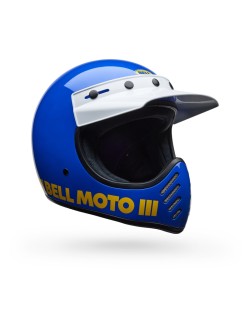 Casque BELL Moto-3 - Classic Gloss Blue