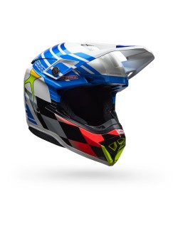Casque BELL Moto-10 Spherical - Pro Circuit 25 Gloss Blue/White