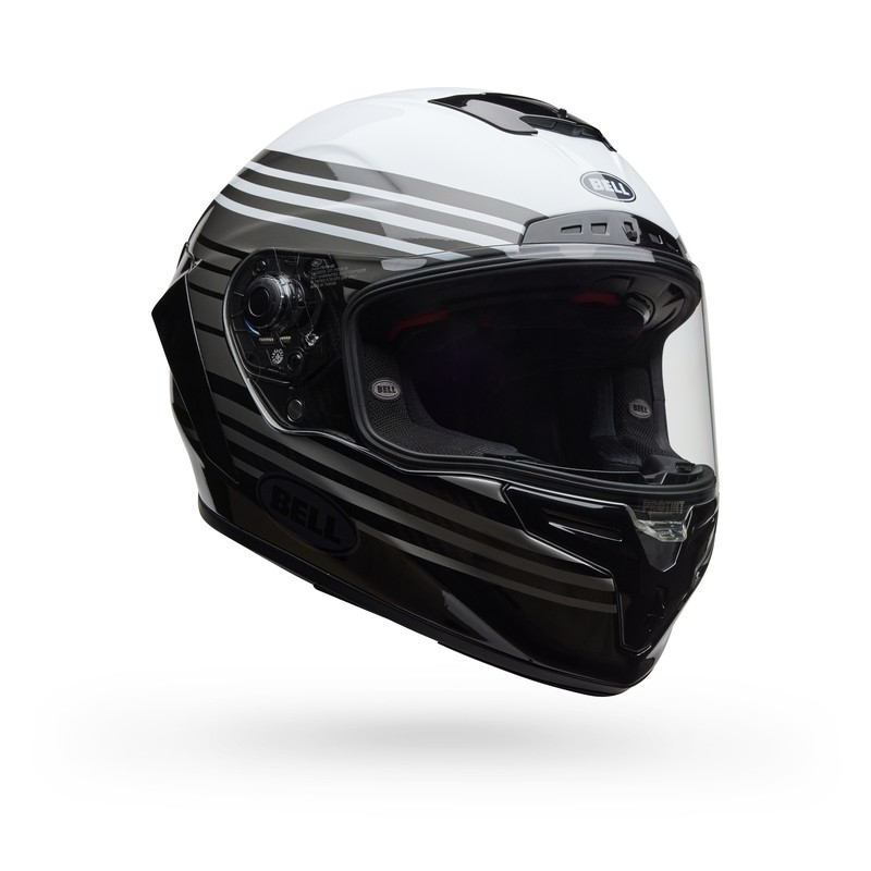 Casque BELL Race Star DLX Flex - Dash Gloss White/Black Casque BELL Race Star DLX Flex - Dash Gloss White/Black