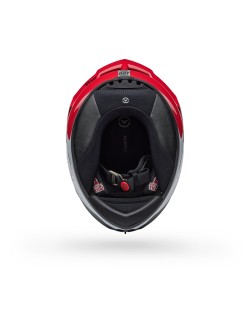 Casque BELL Race Star DLX Flex - Corsa Red/White