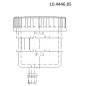 Reservoir for master cylinder Brembo strait exit clamp fixing