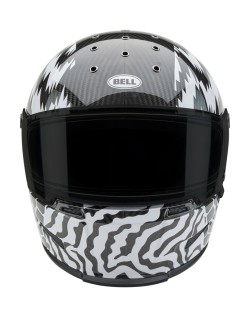 Casque BELL Eliminator Carbon - Deathspray Gloss Black/White/Black