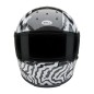 Casque BELL Eliminator Carbon - Deathspray Gloss Black/White/Black Casque BELL Eliminator Carbon - Deathspray Gloss Black/White/Black