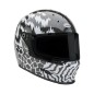 Casque BELL Eliminator Carbon - Deathspray Gloss Black/White/Black Casque BELL Eliminator Carbon - Deathspray Gloss Black/White/Black