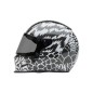 Casque BELL Eliminator Carbon - Deathspray Gloss Black/White/Black Casque BELL Eliminator Carbon - Deathspray Gloss Black/White/Black