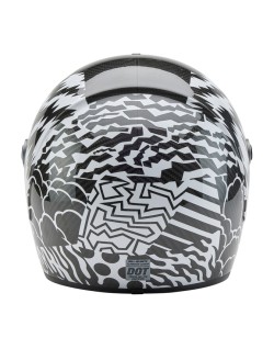 Casque BELL Eliminator Carbon - Deathspray Gloss Black/White/Black