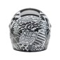 Casque BELL Eliminator Carbon - Deathspray Gloss Black/White/Black Casque BELL Eliminator Carbon - Deathspray Gloss Black/White/Black