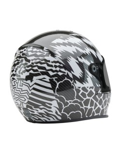 Casque BELL Eliminator Carbon - Deathspray Gloss Black/White/Black