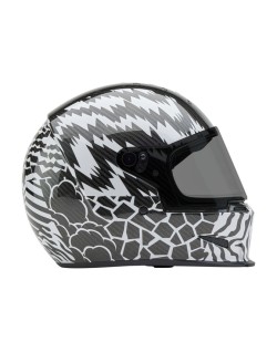 Casque BELL Eliminator Carbon - Deathspray Gloss Black/White/Black