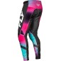 Pantalon vélo FLY RACING Rayce - fuschia/noir/teal