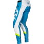 Pantalon vélo FLY RACING Rayce - bleu/blanc/vert citron
