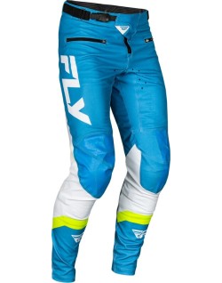 Pantalon vélo FLY RACING Rayce - bleu/blanc/vert citron