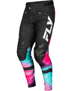 Pantalon vélo enfant FLY RACING Rayce - fuschia/noir/teal