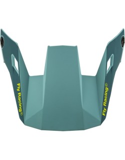 Visière FLY RACING Rayce vélo enfant - Matte Blue Stone/Hi-Vis