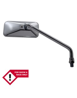 SHIN YO Chopper mirror, long, rectangular, chrome, right