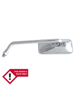 SHIN YO Chopper mirror, long, rectangular, chrome, left