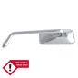 SHIN YO Chopper mirror, long, rectangular, chrome, left