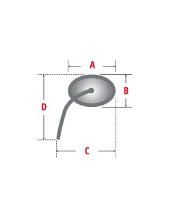 SHIN YO HONDA mirror CBR 600, left
