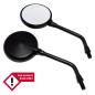 SHIN YO Mini handlebar mirror, black