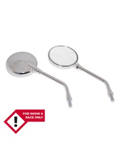 SHIN YO Mini handlebar mirror, chrome