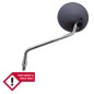 SHIN YO Handlebar mirror, round, cranked stem, left
