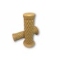 SHIN YO Custom Diamond Style Handlebar Grips 1 inch, yellow, pair
