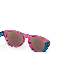 Lunettes de soleil OAKLEY Frogskins XXS Acid Pink - verres Prizm Sapphire