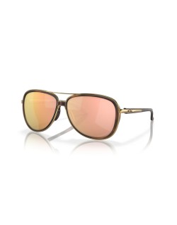 Lunettes de soleil OAKLEY Split Time Brown Tortoise - verres Prizm Rose Gold Polarized