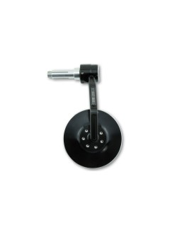 Rétroviseur d'embout de guidon HIGHSIDER pro Conero avec clignotant LED - noir - l'unité