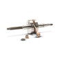 Vilebrequin MALOSSI RHQ axe ø10 mm - course 39,2 mm