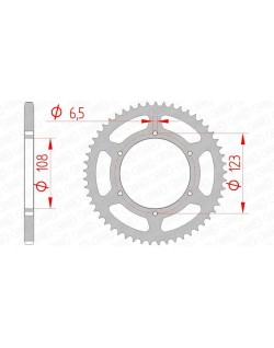 Kit chaîne AFAM 420M 11/53 renforcé - couronne standard
