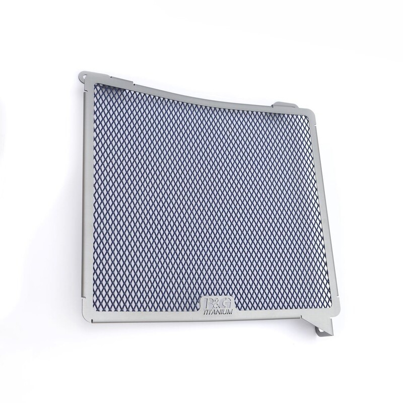 Protection de radiateur R&G RACING - titane Aprilia Tuono 660 Protection de radiateur R&G RACING - titane Aprilia Tuono 660