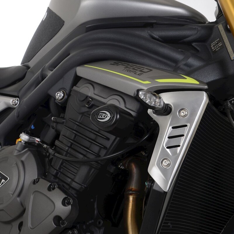 Tampons de protection R&G RACING Aero - noir Triumph Speed Triple 1200 RS Tampons de protection R&G RACING Aero - noir Triumph Speed Triple 1200 RS