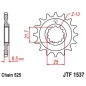 Pignon JT SPROCKETS acier anti-bruit 1537 - 525 Pignon JT SPROCKETS acier anti-bruit 1537 - 525