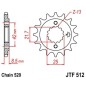 Pignon JT SPROCKETS acier anti-bruit 512 - 520 Pignon JT SPROCKETS acier anti-bruit 512 - 520