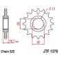 Pignon JT SPROCKETS acier anti-bruit 1370 - 525 Pignon JT SPROCKETS acier anti-bruit 1370 - 525