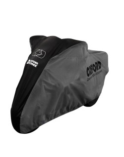Housse de protection intérieur OXFORD Dormex noir/argent - moto / scooter - S