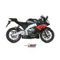 Silencieux MIVV Delta Race Inox Noir/casquette carbone Silencieux MIVV Delta Race Inox Noir/casquette carbone