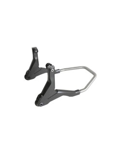 Béquille de stand arrière LIGHTECH support rouleaux - carbone