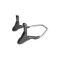 Béquille de stand arrière LIGHTECH support rouleaux - carbone Béquille de stand arrière LIGHTECH support rouleaux - carbone