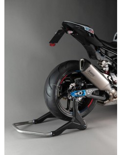 Béquille de stand arrière LIGHTECH support rouleaux - carbone