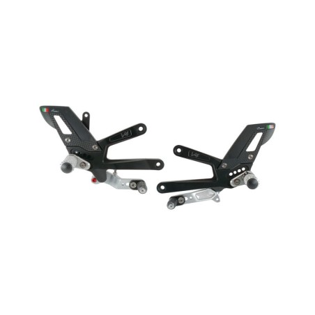 Commandes reculées réglables LIGHTECH repose-pieds repliables