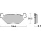 Plaquettes de frein BREMBO carbone céramique - 07YA3908