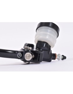 Maître-cylindre de frein axial BERINGER Classic Racing Ø17,5mm bocal vissé noir - levier type A (16cm)
